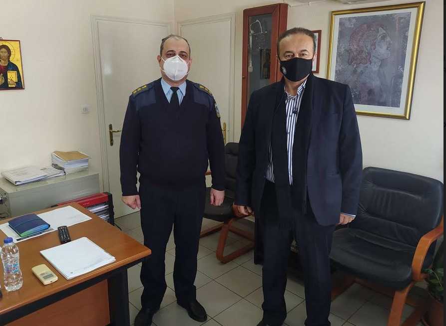 Με τον νέο Αστυνομικό Διευθυντή της Α.Δ Φλώρινας κ. Παναγιώτη Γεωργιάδη ,συναντήθηκε ο βουλευτής Γιάννης Αντωνιάδης