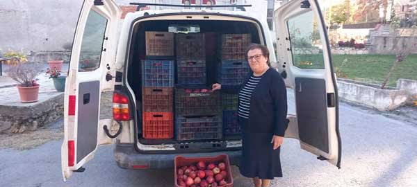 1.250 κιλά μήλα προσφέρθηκαν στο γηροκομείο Φλώρινας
