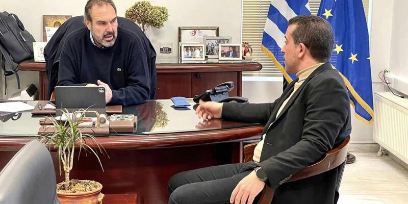 Ο Υποψήφιος Περιφερειάρχης Δυτικής Μακεδονίας ο Χαρίσιος Κάτανας επισκέφτηκε το Δήμαρχο Φλώρινας