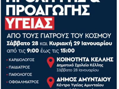 Φροντίδα για όλους στην τοπική κοινότητα Κέλλης από τον Όμιλο Motor Oil και τους Γιατρούς του Κόσμου