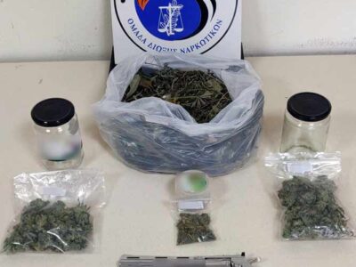 Συνελήφθη 49χρονος στην Πτολεμαΐδα για παραβάσεις της νομοθεσίας περί ναρκωτικών και περί όπλων