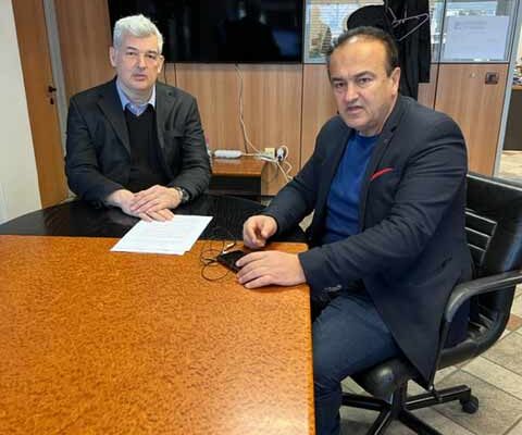Συνάντηση του βουλευτή Γ. Αντωνιάδη με τον Πρόεδρο του Ελλ. Κτηματολογίου κ. Δημ. Σταθάκη