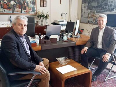 Συνάντηση του υποψήφιου Βουλευτή ΣΥΡΙΖΑ Στέφανου Μπίρου με τον Αντιπεριφερειάρχη κ. Σωτήρη Βόσδου
