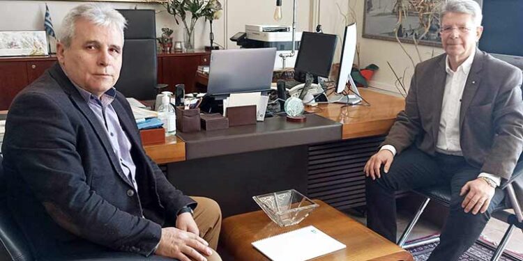 Συνάντηση του υποψήφιου Βουλευτή ΣΥΡΙΖΑ Στέφανου Μπίρου με τον Αντιπεριφερειάρχη κ. Σωτήρη Βόσδου