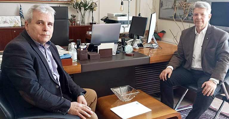 Συνάντηση του υποψήφιου Βουλευτή ΣΥΡΙΖΑ Στέφανου Μπίρου με τον Αντιπεριφερειάρχη κ. Σωτήρη Βόσδου