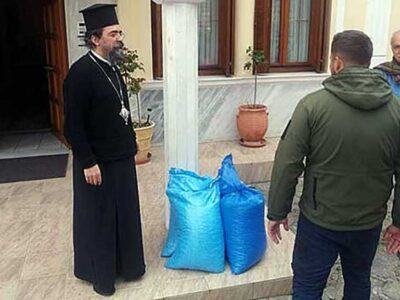 Καστοριά: Νέος αγρότης χάρισε το ένα δέκατο της παραγωγής του στο συσσίτιο της Μητρόπολης