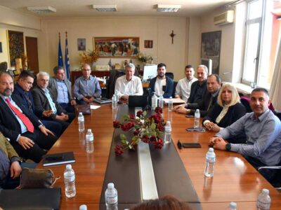 Συνάντηση του Αντιπεριφερειάρχη Φλώρινας Σωτήρη Βόσδου με αντιπροσωπεία της Κοινότητας Αναργύρων