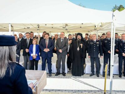 Το νέο Αστυνομικό Μέγαρο Καστοριάς εγκαινίασε ο Υπουργός Προστασίας του Πολίτη Τάκης Θεοδωρικάκος