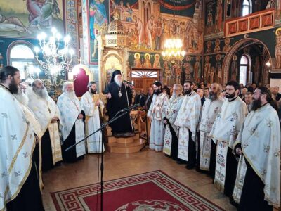 Με ιδιαίτερη λαμπρότητα και μεγαλοπρέπεια εορτάστηκε η μνήμη τωνΚωνσταντίνου και Ελένης, Πολιούχους του Αμυνταίου