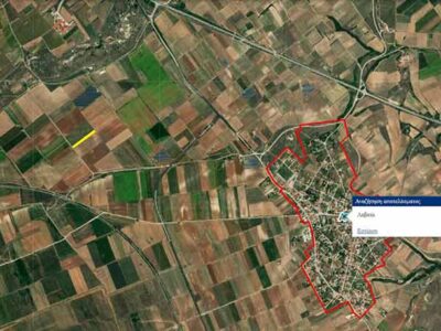 Πωλείται αγροτεμάχιο 4 στρεμμάτων με αμυγδαλιές (Φυρανιά) στη Λεβαία"