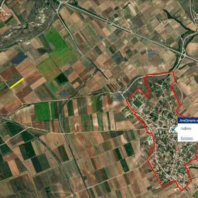 Πωλείται αγροτεμάχιο 4 στρεμμάτων με αμυγδαλιές (Φυρανιά) στη Λεβαία"