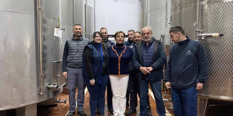 Η υποψήφια βουλευτής ΠΕ Φλώρινας με το ΠΑΣΟΚ-ΚΙΝΑΛ, Κρητικού Διαμαντούλα επισκέφτηκε επιχειρήσεις της περιοχής