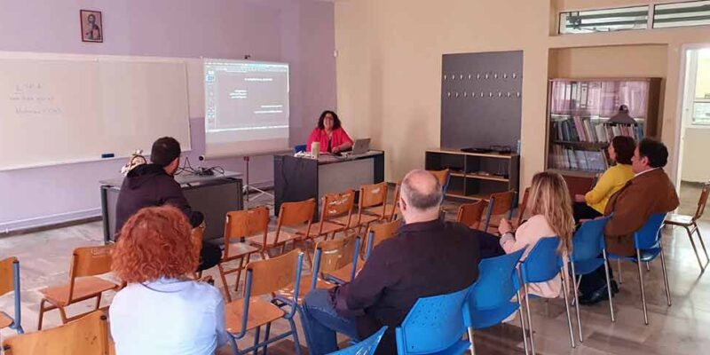Ευχαριστήριο του Γυμνασίου Φιλώτα προς την κ. Βακάλη Άννα