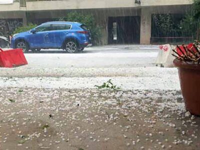 Πρωτοφανής χαλαζόπτωση στην Άνω Υδρούσσα Φλώρινας – Πλημμύρισαν σπίτια