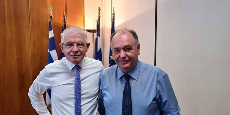 Συνάντηση του Βουλευτή Π.Ε. Φλώρινας κ. Σταύρου Παπασωτηρίου με τον Πρόεδρο του ΕΛΓΑ κ.Ανδρέα Λυκουρέντζο.