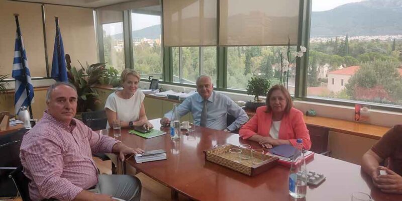Συνάντηση με την Υφυπουργό Περιβάλλοντος και Ενέργειας, κα  Αλεξάνδρα Σδούκου
