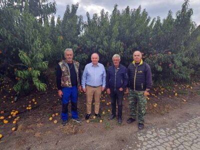 Συνάντηση του βουλευτή ΠΕ Φλώρινας Στ. Παπασωτηρίου, με τους Ροδακινοπαραγωγούς των τοπικών κοινοτήτων Βεγόρας και Μανιακίου