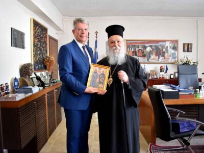 Συνάντηση του Αντιπεριφερειάρχη Φλώρινας Σωτήρη Βόσδου με τον Μητροπολίτη Γρεβενών κ.κ. Δαβίδ