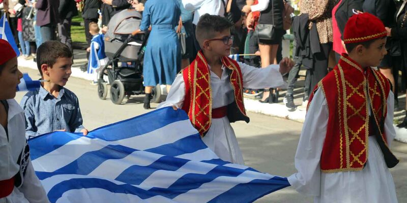 Φωτορεπόρταζ με την μαθητική παρέλαση στο Αμύνταιο, για την σημερινή εθνική επέτειο της 28ης Οκτωβρίου 1940 στο Αμύνταιο