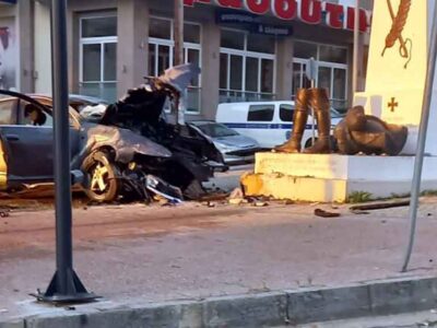 Δύο νεκροί σε τροχαίο δυστύχημα μέσα στην πόλη