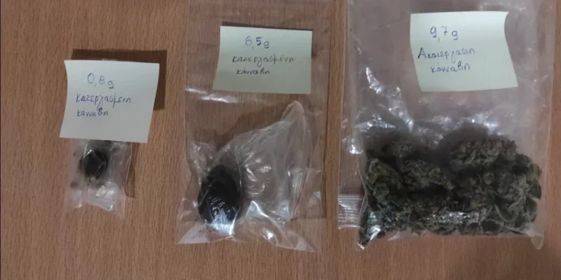 Συνελήφθη 20χρονος ημεδαπός στην Κοζάνη για κατοχή ναρκωτικών ουσιών