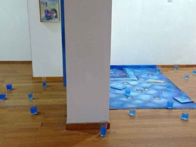 Συνδιοργάνωση εικαστικής έκθεσης, εικαστικό εργαστήριο Σχολή καλών τεχνών Φλώρινας