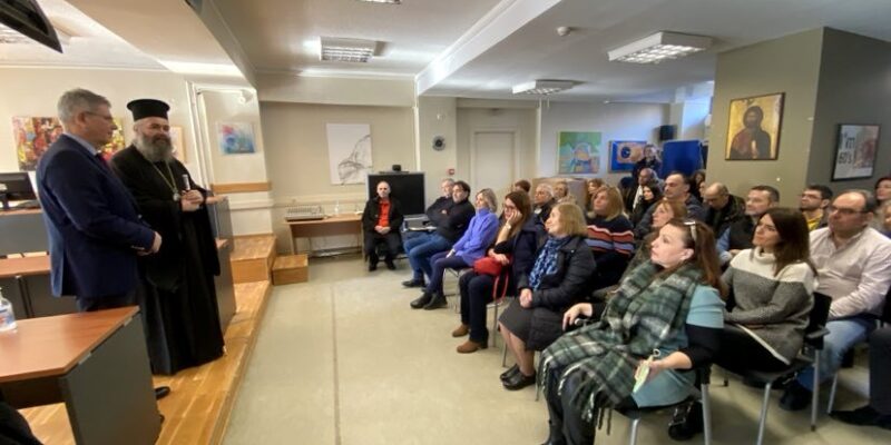 Τον νέο Μητροπολίτη Φλωρίνης, Πρεσπών και Εορδαίας, κ. κ. Ειρηναίο, υποδέχτηκε στο γραφείο του ο Αντιπεριφερειάρχης Π.Ε Φλώρινας