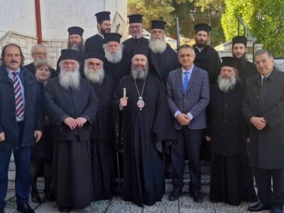Αμύνταιο - Επίσημη Υποδοχή και την πρώτη Αρχιερατική Θεία Λειτουργία, υπό την ηγεσία του Σεβασμιότατου Μητροπολίτη Φλωρίνης, Πρεσπών και Εορδαίας κ. Ειρηναίου