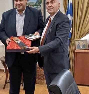 Επίσκεψη Αναπληρωτή Υπουργού Εσωτερικών Θοδωρή Λιβάνιου στα γραφεία της Αποκεντρωμένης Διοίκησης Ηπείρου-Δυτικής Μακεδονίας
