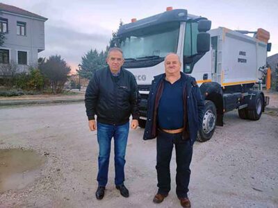 Παραλαβή απορριμματοφόρου στον Δήμο Πρεσπών