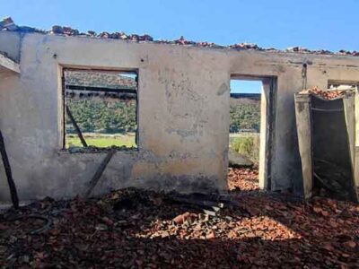 Πρέσπες: Πυρκαγιά στο σταθμό της Σχολής Καλών Τεχνών στους Ψαράδες