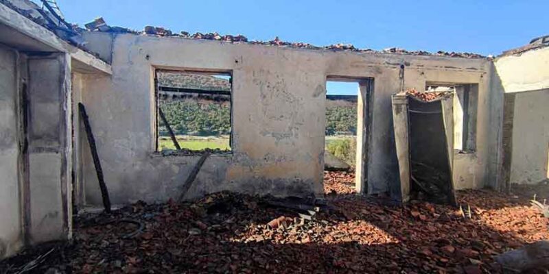 Πρέσπες: Πυρκαγιά στο σταθμό της Σχολής Καλών Τεχνών στους Ψαράδες