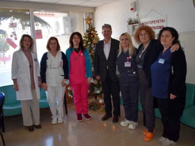 Oι επισκέψεις του Αντιπεριφερειάρχη Φλώρινας Σωτήρη Βόσδου στο Αμύνταιο ενόψει των εορτών των Χριστουγέννων