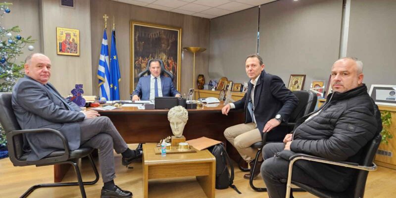Συνάντηση του Βουλευτή Φλώρινας κ. Παπασωτηρίου και των εκπροσώπων του ΕΚΦ με τον κ. Άδωνη Γρηγοριάδη
