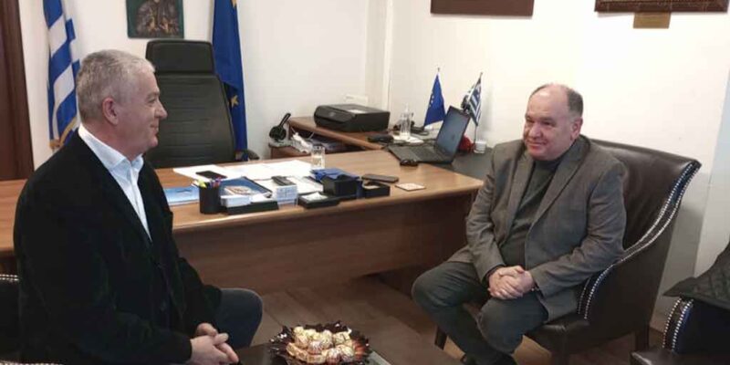 Εθιμοτυπική επίσκεψη στον Δήμαρχο Αμυνταίου κ. Ιωάννη Λιάση πραγματοποίησε ο Βουλευτής Π.Ε Φλώρινας με τη Νέα Δημοκρατία κ. Σταύρος Παπασωτηρίου