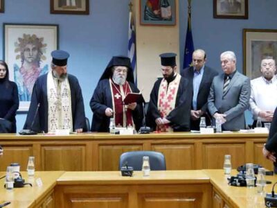 Η κοπή της πρωτοχρονιάτικης πίτας του Δημοτικού Συμβουλίου Αμυνταίου - Βίντεο