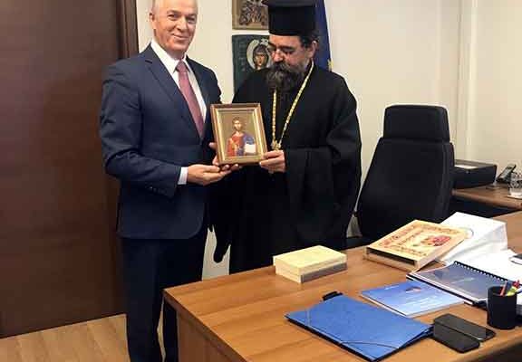 Επίσκεψη του Μητροπολίτη Καστορίας κ.κ. Καλλινίκου στον Δήμο Αμυνταίου