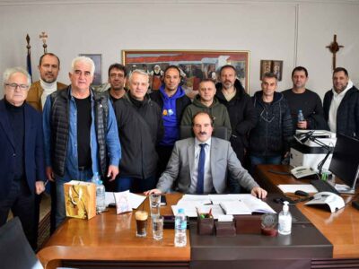 Συνάντηση του Αντιπεριφερειάρχη Φλώρινας Αθανάσιου Τάσκα με τον Σύλλογο Παλαίμαχων Ποδοσφαιριστών του Π.Α.Σ. Φλώρινα