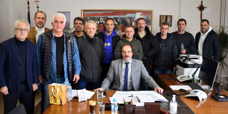Συνάντηση του Αντιπεριφερειάρχη Φλώρινας Αθανάσιου Τάσκα με τον Σύλλογο Παλαίμαχων Ποδοσφαιριστών του Π.Α.Σ. Φλώρινα
