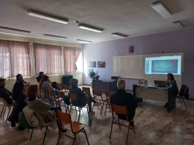 Ευχαριστήριο του Γυμνασίου Φιλώτα προς την Κοινωνική Λειτουργό του Δήμου Αμυνταίου κα Μίσιου Μαρία