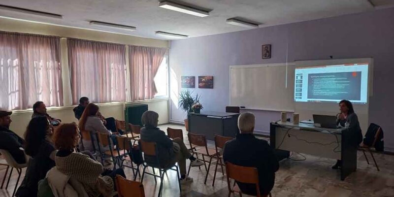 Ευχαριστήριο του Γυμνασίου Φιλώτα προς την Κοινωνική Λειτουργό του Δήμου Αμυνταίου κα Μίσιου Μαρία