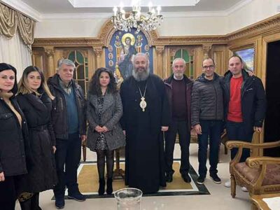 Επίσκεψη του Συμβουλίου της Δημοτικής Κοινότητας Φλώρινας στον νέο Μητροπολίτη