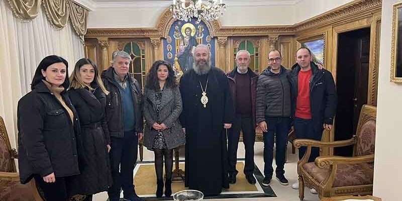 Επίσκεψη του Συμβουλίου της Δημοτικής Κοινότητας Φλώρινας στον νέο Μητροπολίτη