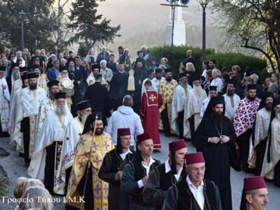 Ἡ Καστοριὰ ὑποδέχθηκε τὴν Τιμία Κάρα τοῦ Ἁγίου Καλλινίκου Ἐπισκόπου Ἐδέσσης