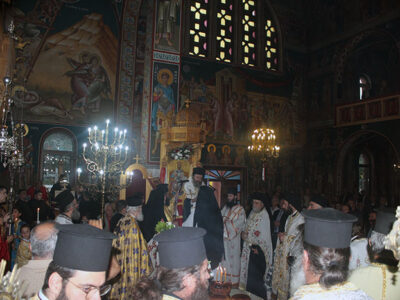 Με μεγαλοπρέπεια και με θρησκευτική κατάνυξη ο εορτασμός των Αγίων Κωνσταντίνου και Ελένης Πολιούχων Ἀμυνταίου