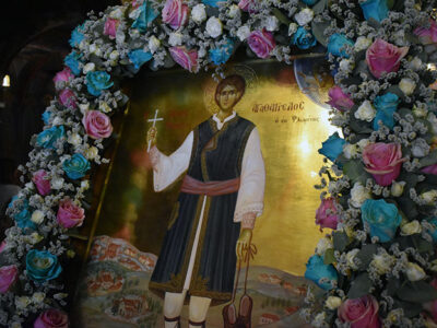 Η εορτή τού αγίου Αγαθαγγέλου τού εκ Φλωρίνης στην Ιερά Μητρόπολη Φλωρίνης, Πρεσπών και Εορδαίας