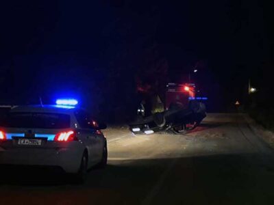 Άργος Ορεστικό: Τροχαίο ατύχημα με τραυματισμό από ανατροπή οχήματος