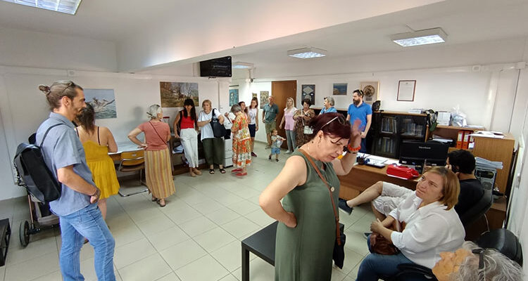 Παράσταση Διαμαρτυρίας της Επιτροπής Αγώνα Αμυνταίου για την κοπή των δέντρων