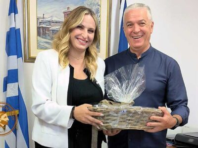 Συνάντηση του Δημάρχου Αμυνταίου Ιωάννη Λιάση, με τη Συντονίστρια του Γραφείου του Πρωθυπουργού στη Θεσσαλονίκη