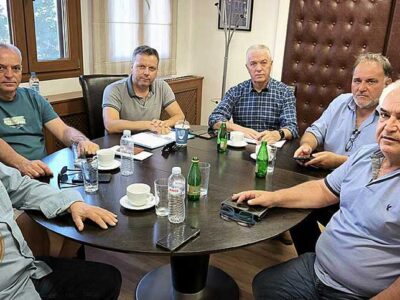Συνάντηση εργασίας του Δημάρχου Αμυνταίου Ιωάννη Λιάση με τον Πρόεδρο του Επιμελητηρίου Φλώρινας